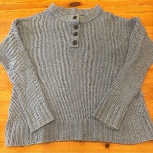American eagle knit sweater 3 button women S cotton blend